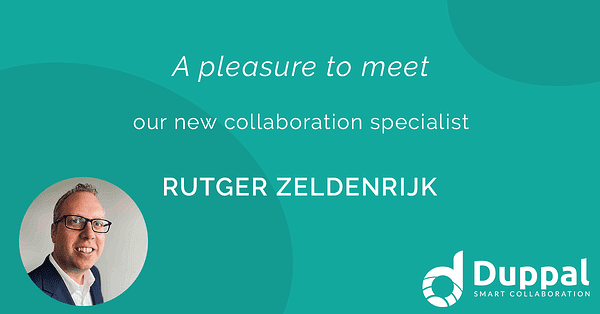 Duppal strengthens its team with the 18 years of collaboration experience of Rutger Zeldenrijk
